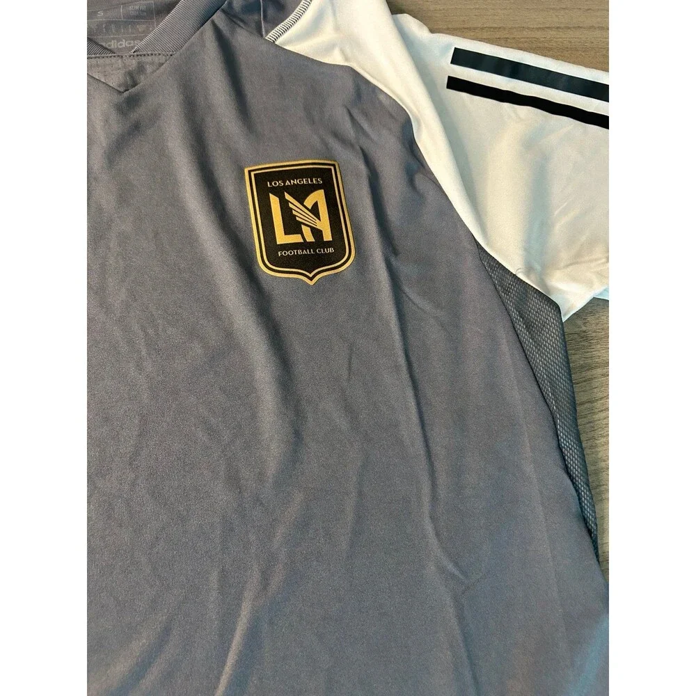 LAFC Men’s Grey Adidas Jersey Size Small